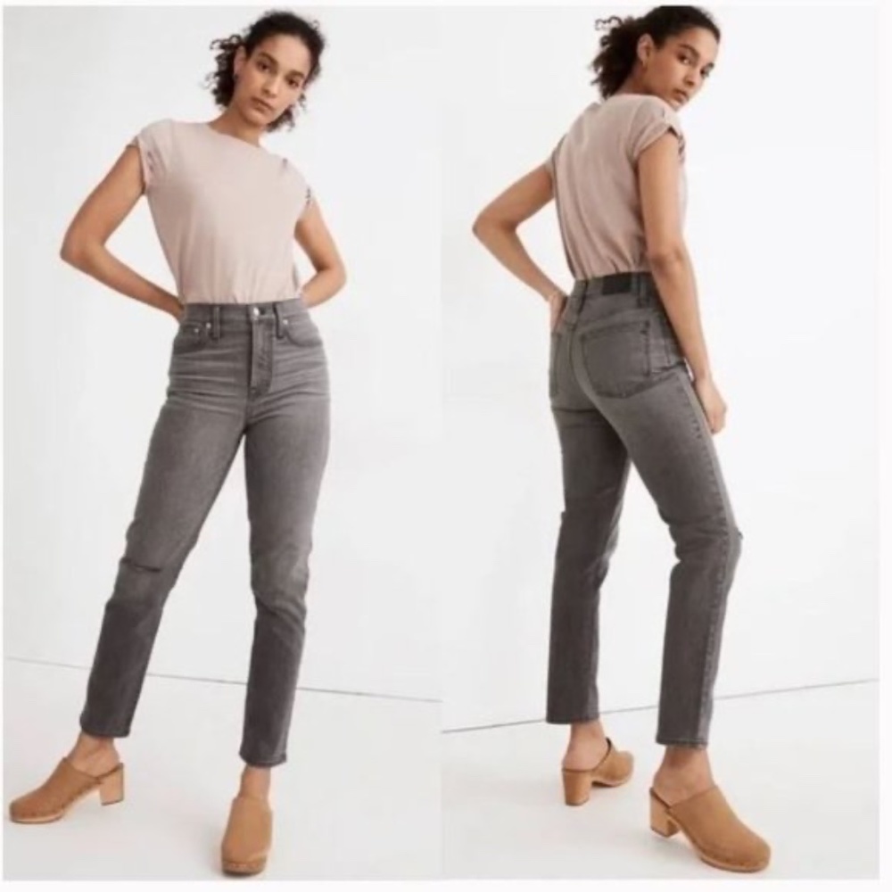 NEW Madewell The Perfect Vintage Jean - GRAY-SZ 27